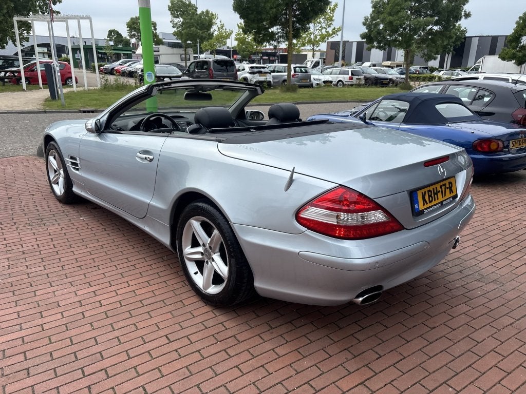 Mercedes-Benz SL-Klasse 500 pano leer keyless co navi, Auto's, Mercedes-Benz, Automaat, Gebruikt, Cabriolet, Leder