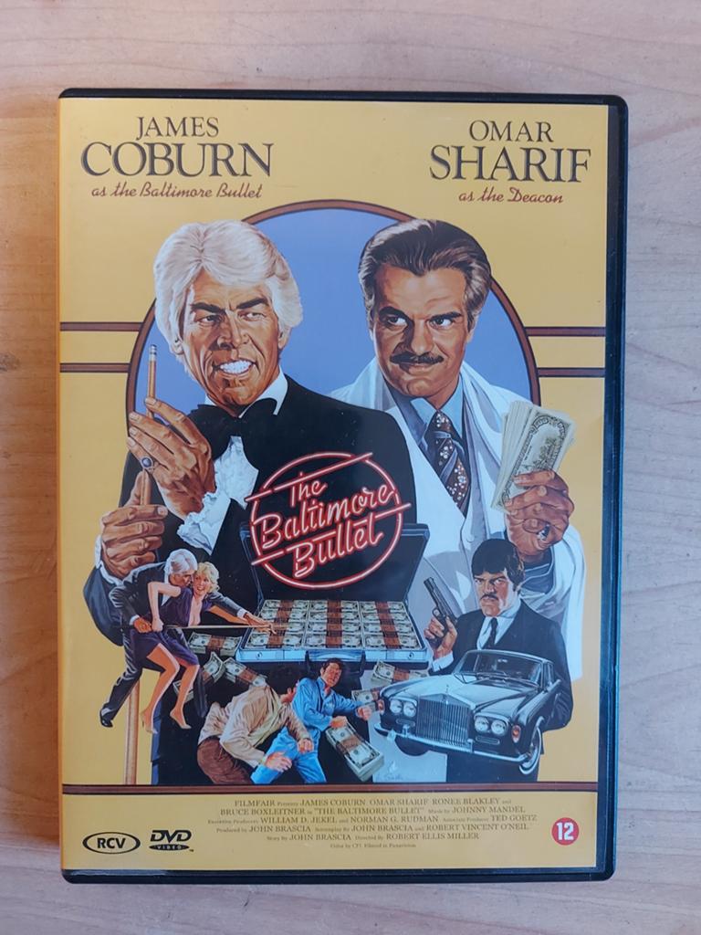 The Baltimore Bullet - 1980 James Coburn Omar Sharif, Alle leeftijden, Ophalen of Verzenden, Zo goed als nieuw