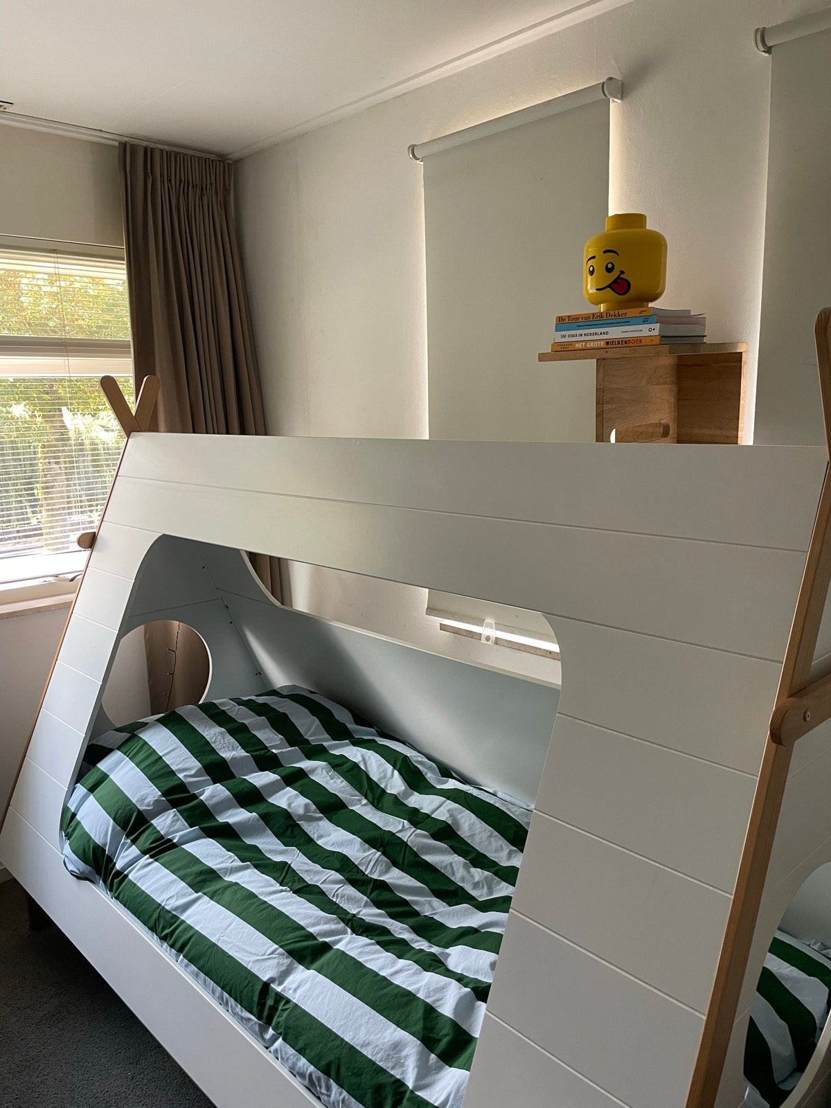 Woood Tipi bed - Super leuk en in nette staat!, Ophalen, Gebruikt, 90 cm, Eenpersoons