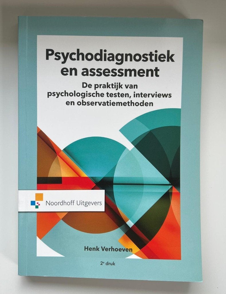 Psychodiagnostiek en assessment - Henk Verhoeven, Ophalen of Verzenden, Zo goed als nieuw, Henk Verhoeven
