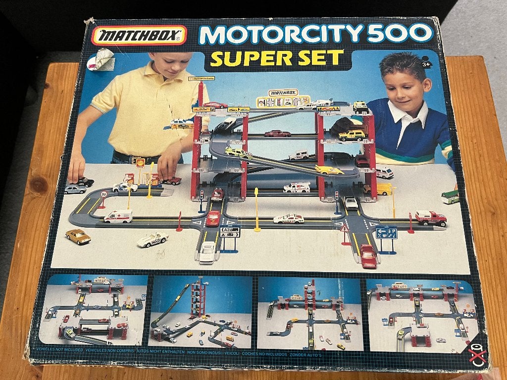 Matchbox Motorcity 500 Super Set, Ophalen, Gebruikt