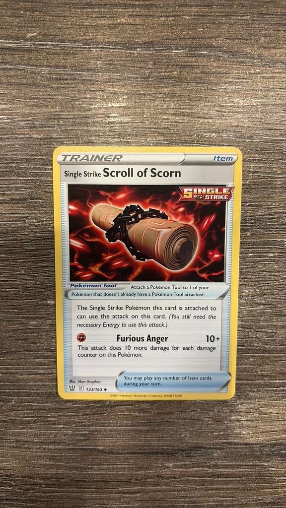 BST Single Strike Scroll of Scorn 133/163, Ophalen of Verzenden, Zo goed als nieuw