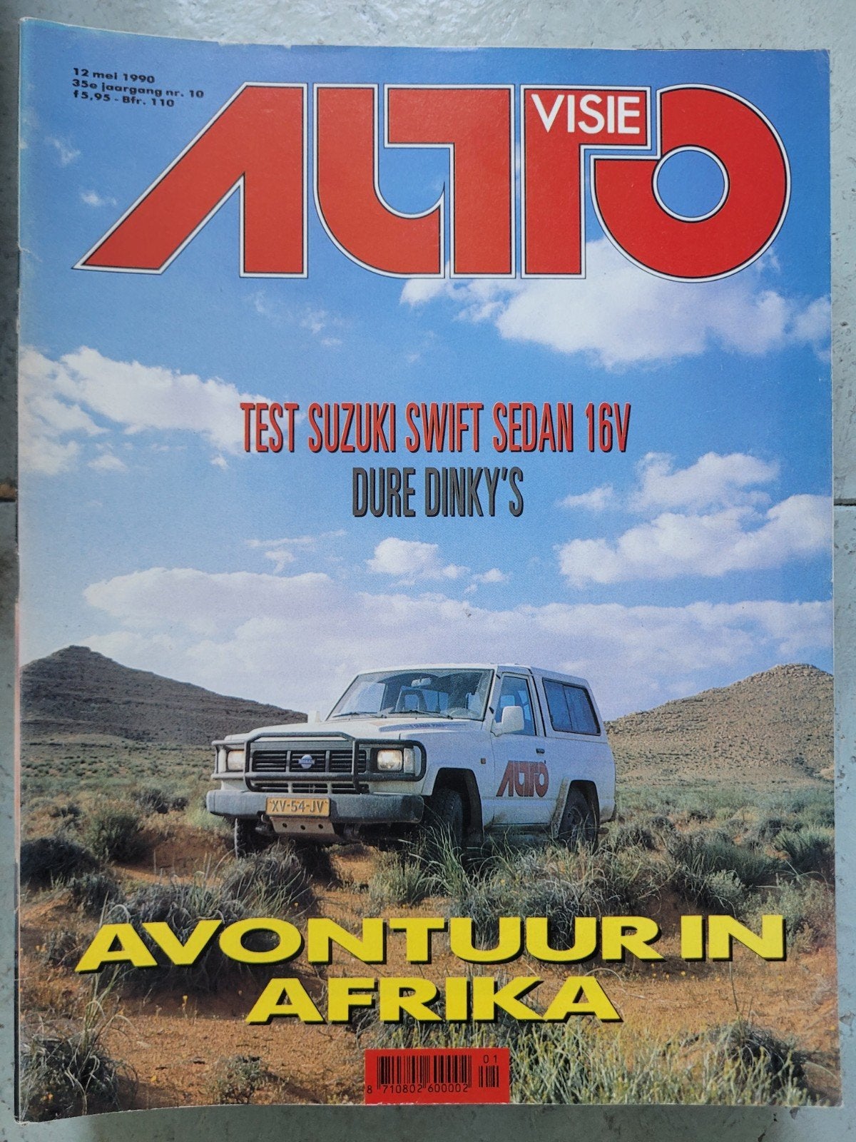 Autovisie nr 10 van 1990, Verzenden, Gelezen, Algemeen