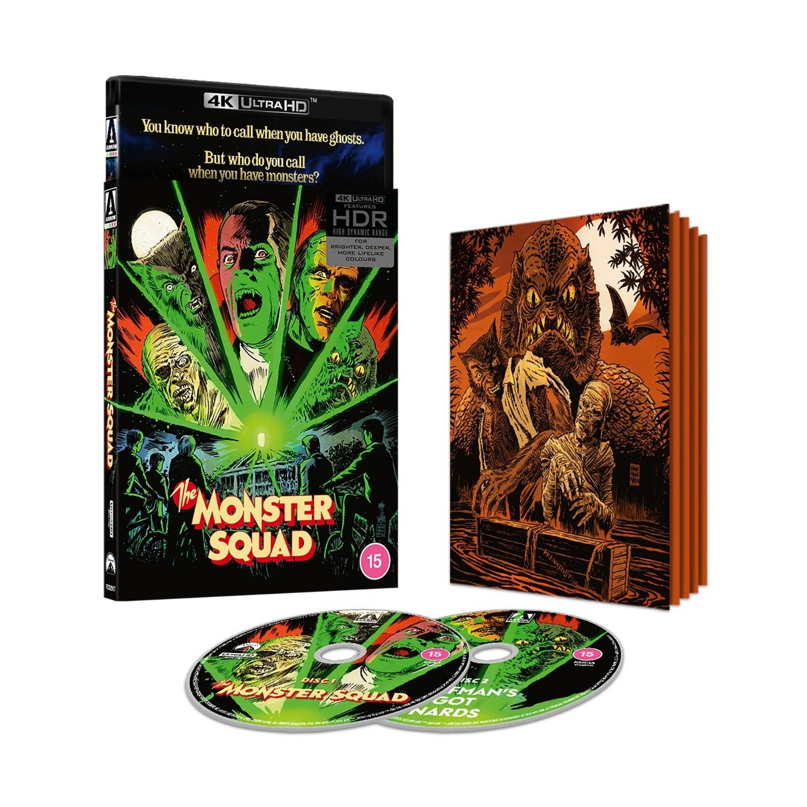 The Monster Squad L.E. (Arrow) 4K UHD Blu-Ray UK PRE-ORDER, Engels, Inclusief boekje, Film, Engels