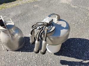 melkmachine, Ophalen