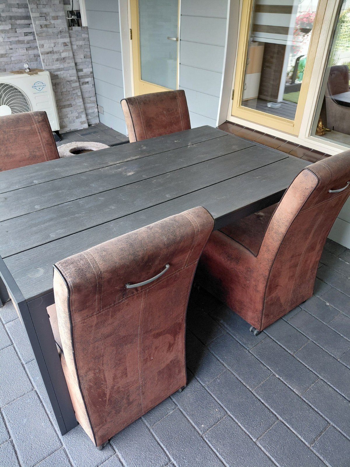 gratis 4 stoelen af te halen!, Ophalen, Gebruikt, 4 zitplaatsen