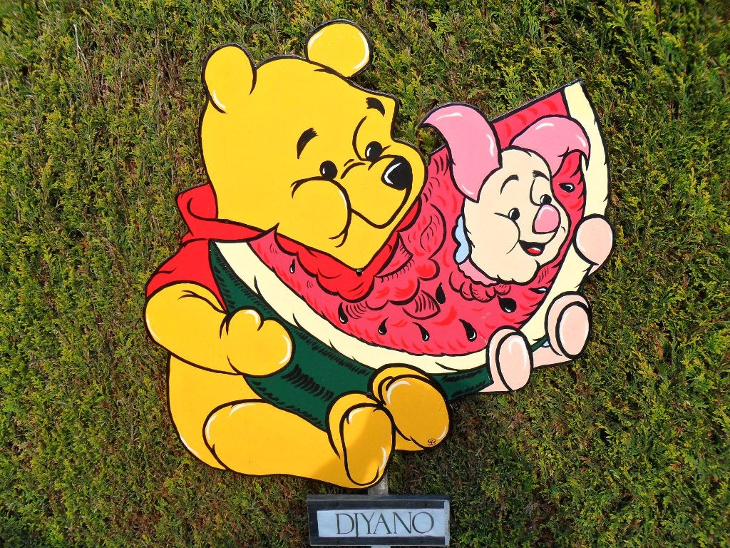 Geboorteborden / Geboortebord Winnie The Pooh met knorretje., Ophalen, Nieuw, Geboortebord