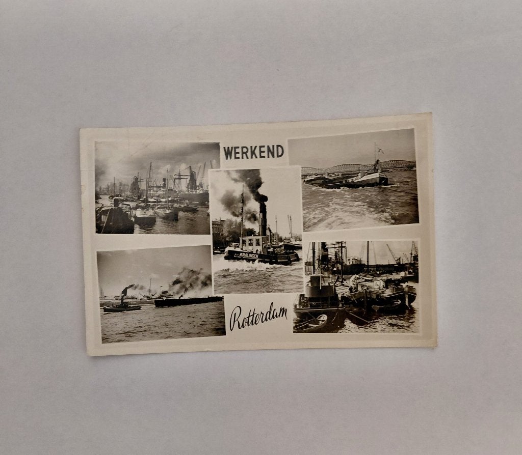 Werkend Rotterdam stoomschip Kralingen, Verzamelen, Verzenden, Voor 1920, Gelopen, Zuid-Holland