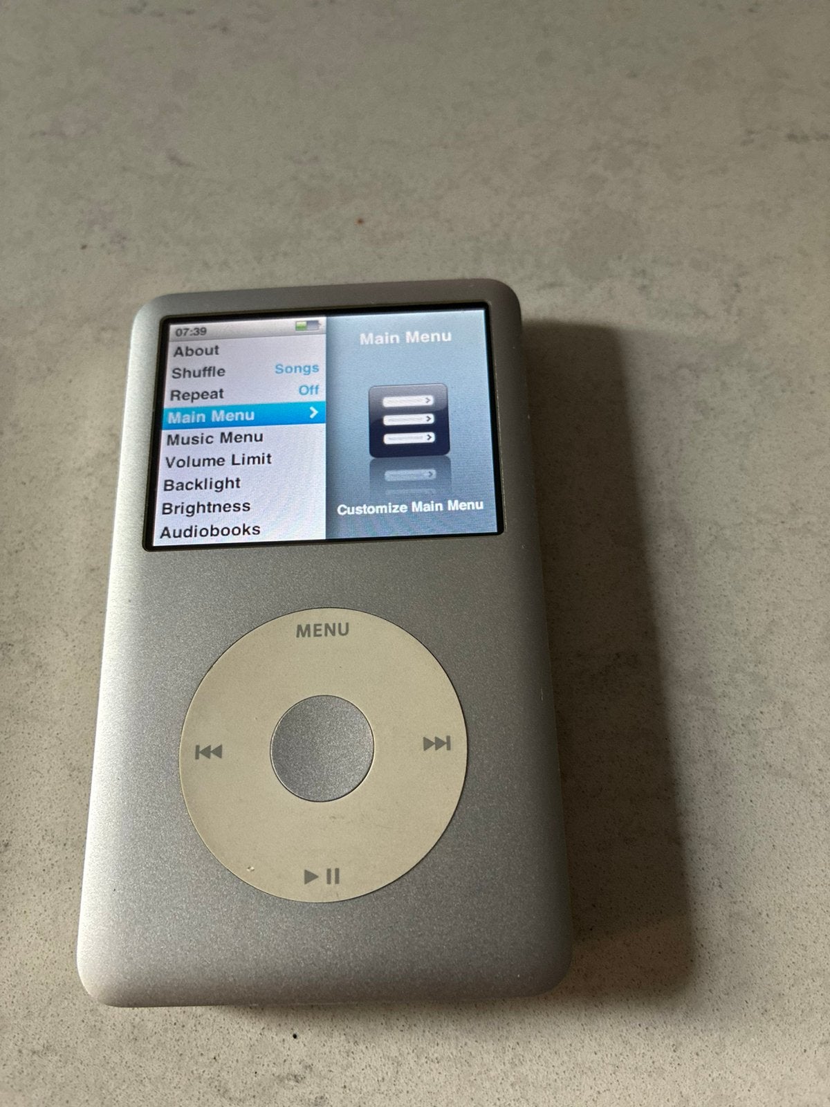 Apple ipod classic 6e generatie 120GB goede staat, Ophalen of Verzenden, Zo goed als nieuw, Classic, 40 GB en meer
