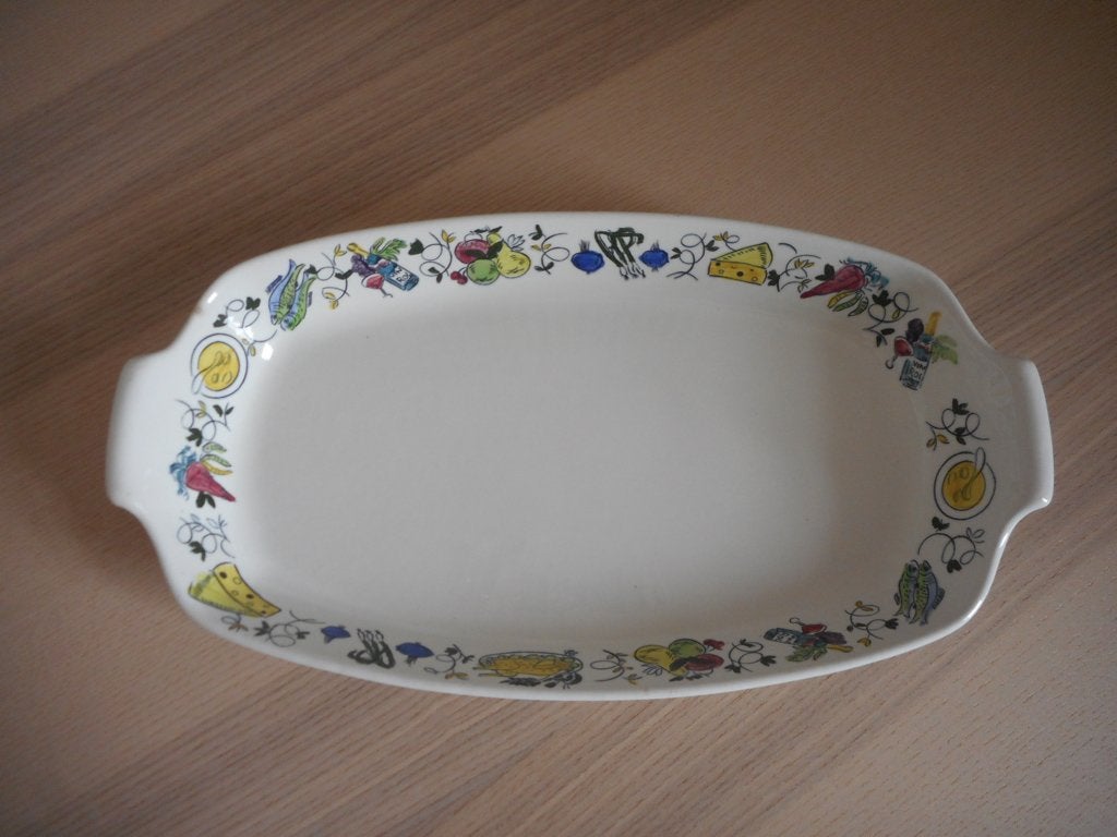 Vintage ovenschaal van Royal Sphinx Maastricht, P. Regout, Ophalen of Verzenden