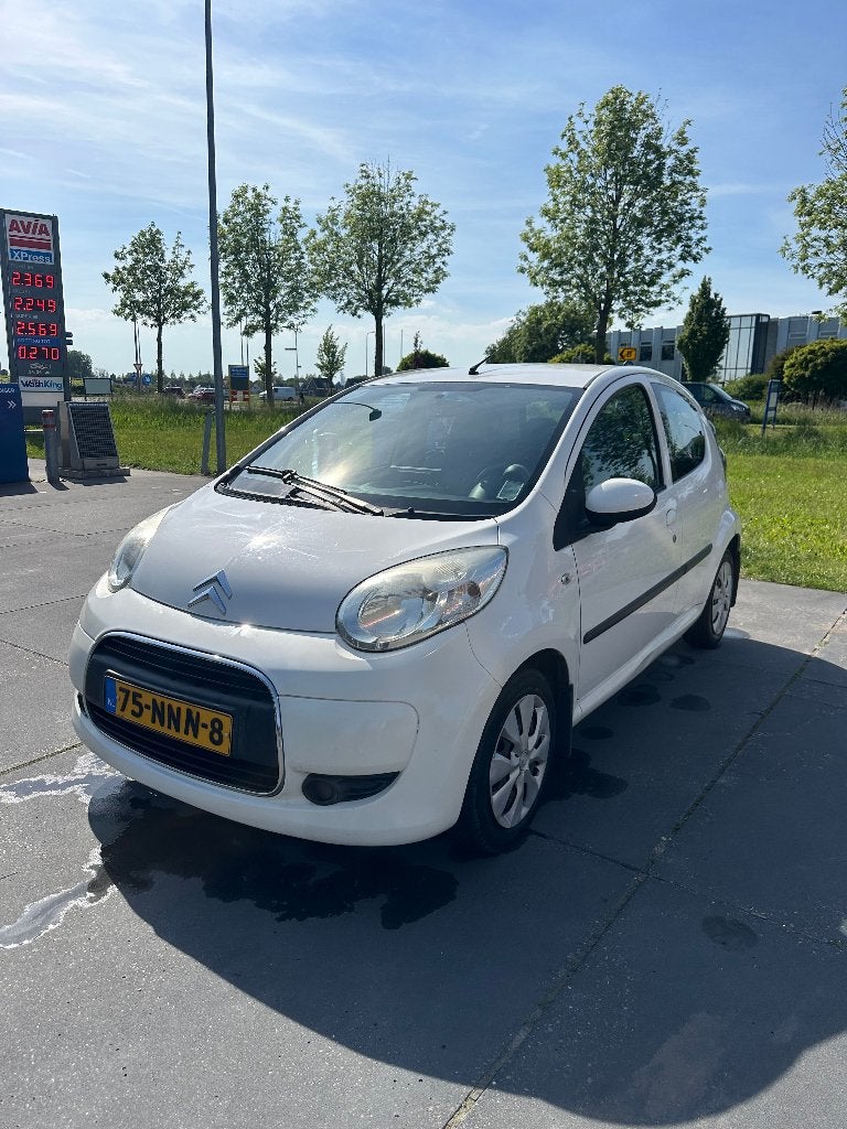 Citroën C1 1.0 5-DRS Sensodrive 2010 Wit met "Apple carplay", Stof, 4 stoelen, C1, Origineel Nederlands