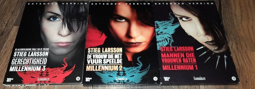 Millennium trilogy - special editions -  Stieg Larsson, Vanaf 16 jaar, Verzenden, Nederlands, Zo goed als nieuw