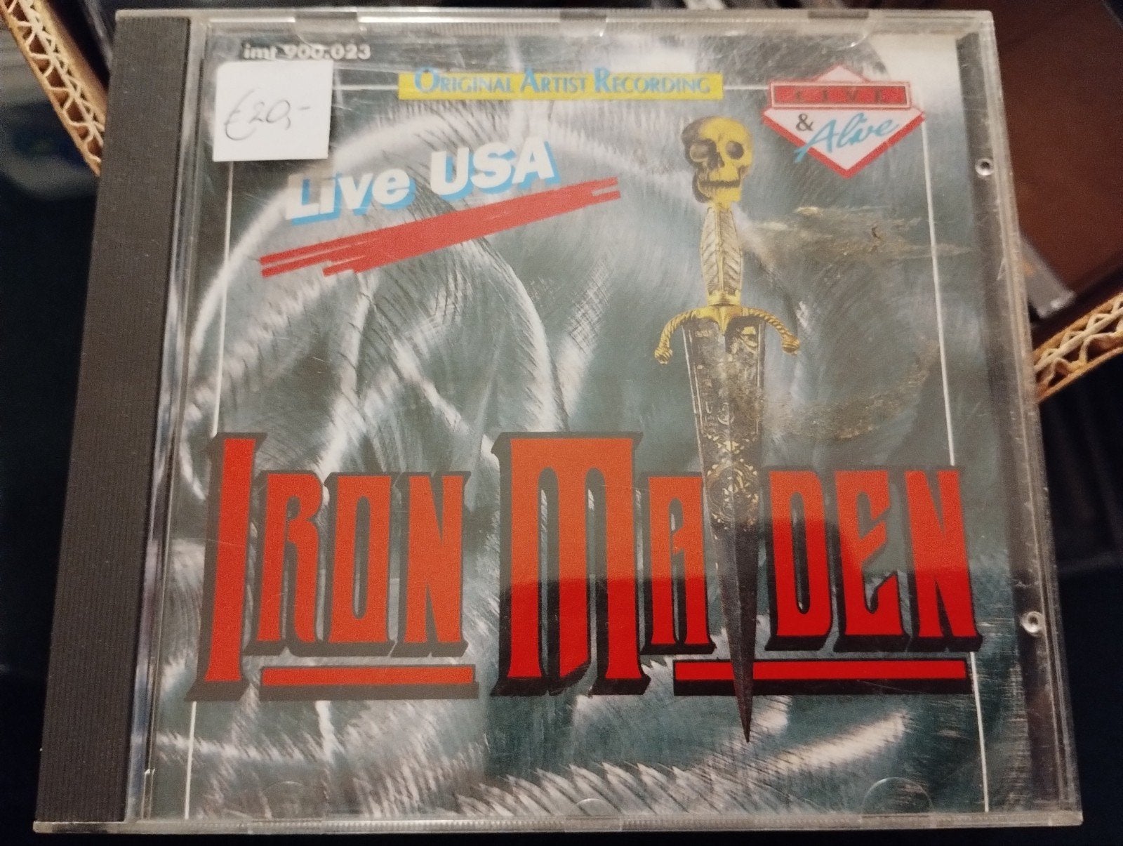 Iron Maiden - Live USA CD (Live & Alive), Cd's en Dvd's, Gebruikt, Hardrock, Ophalen of Verzenden, Live-album