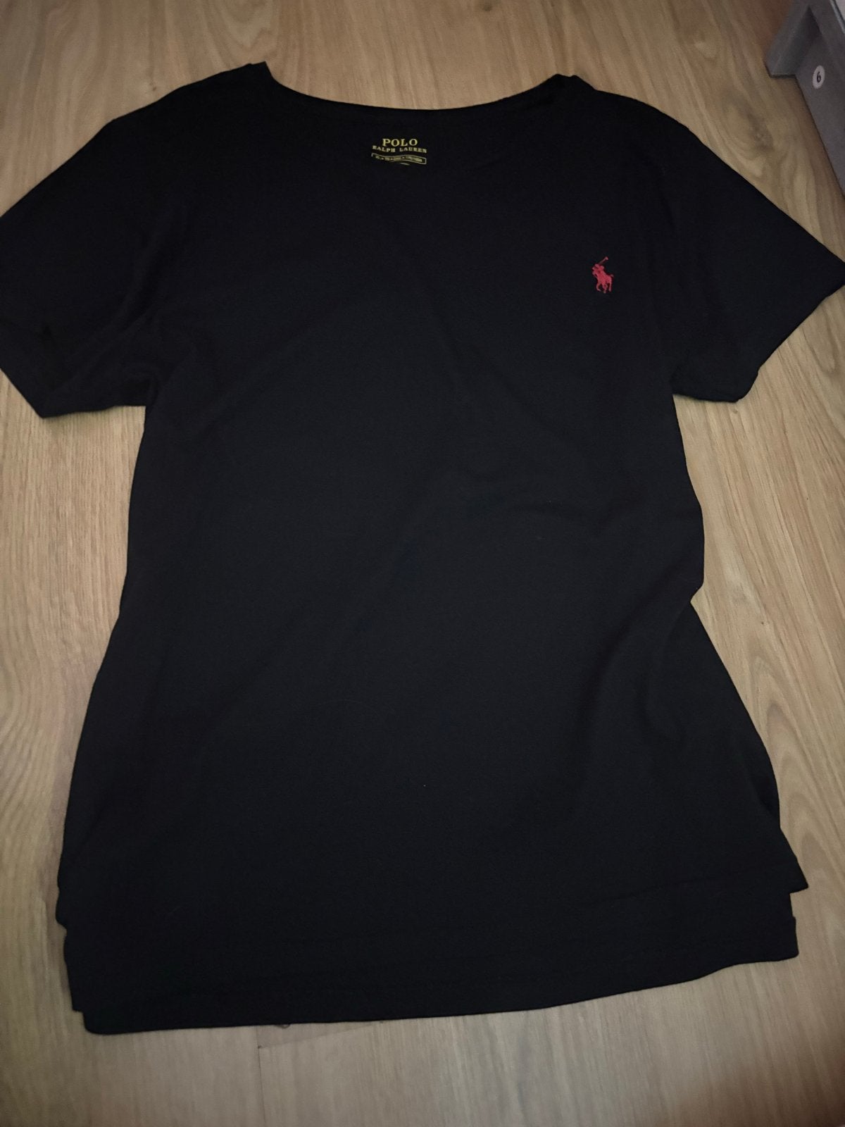 Polo Ralph Lauren T-shirt Zwart XL, Verzenden, Zo goed als nieuw, Maat 56/58 (XL), Zwart