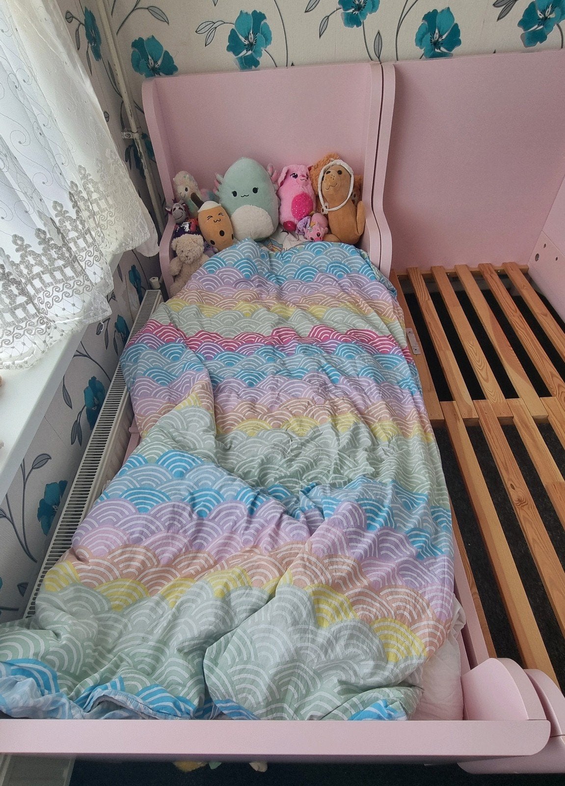 2 Meegroeibedden ikea 80 × 200 cm, Ophalen, 180 cm of meer, 85 tot 100 cm