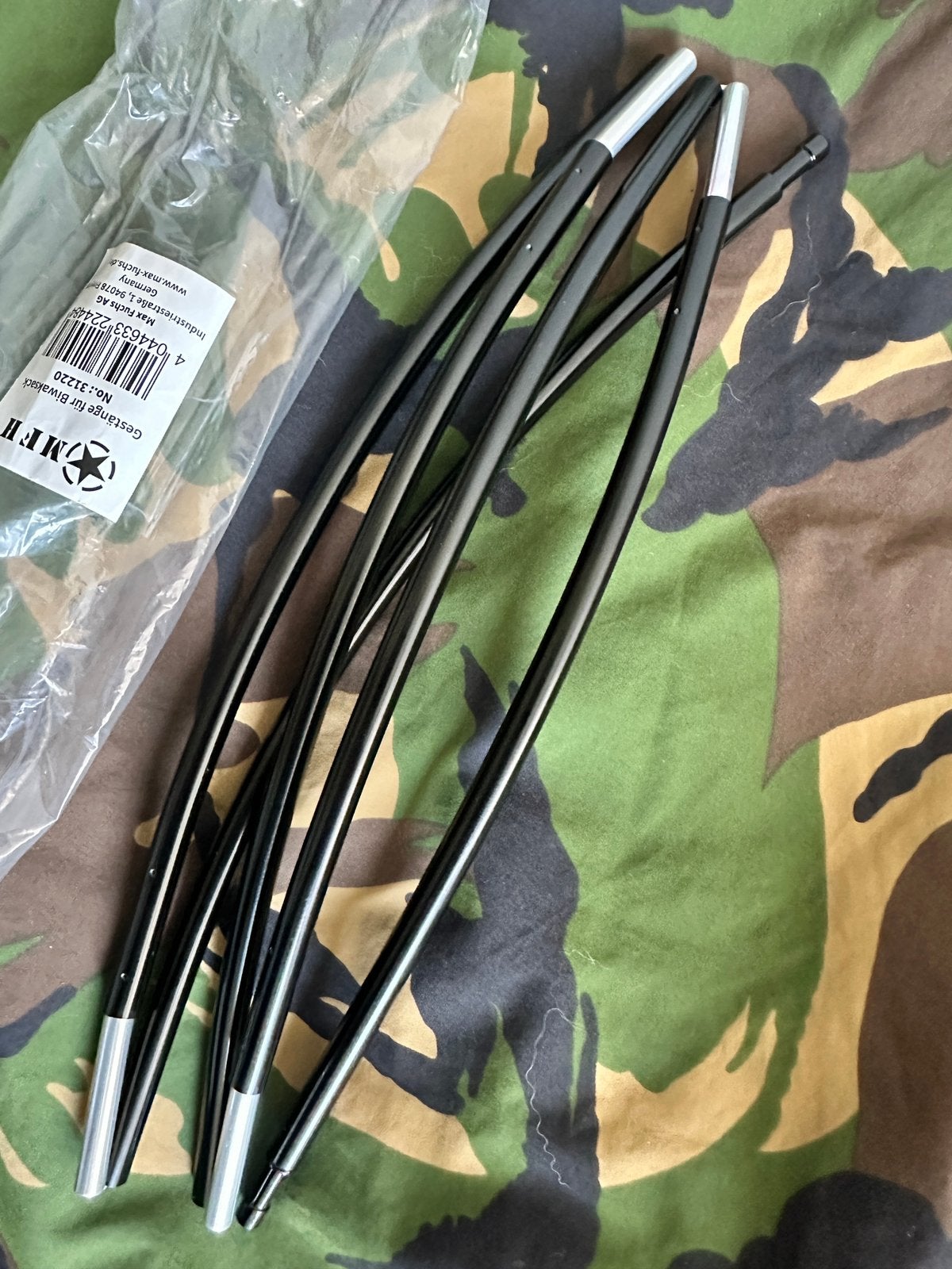 Boogstok voor enkelboogs bivakzak (nieuw), Ophalen of Verzenden, Landmacht, Nederland, Overige typen