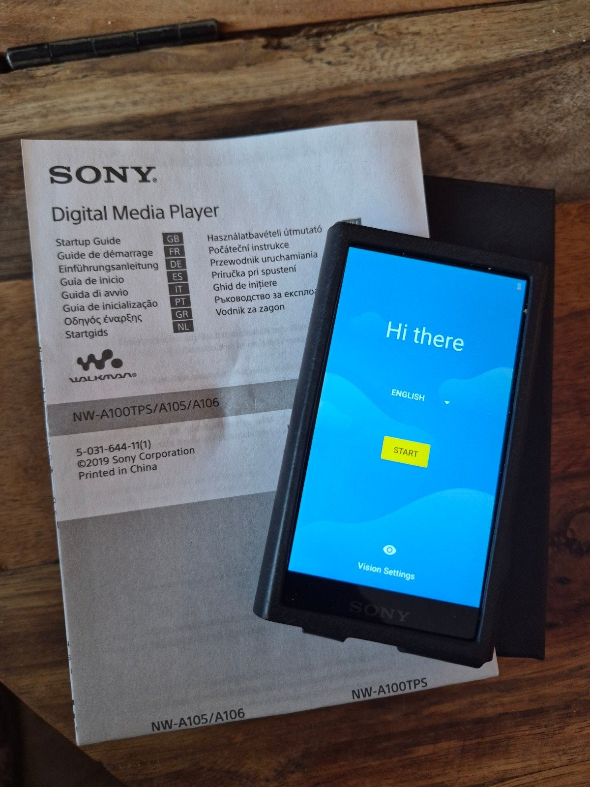 Sony Walkman NW-A100TPS/A105/A106 Digitale Mediaspeler, Ophalen of Verzenden, Zo goed als nieuw, Sony, 10 tot 20 GB