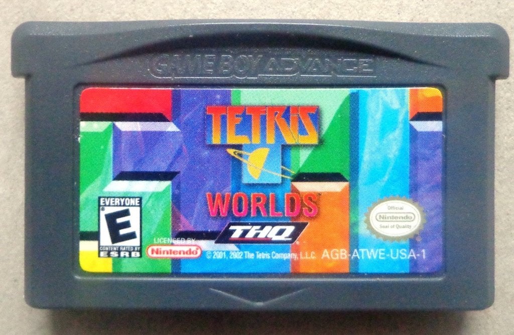 Tetris Worlds voor de Gameboy Advance, Puzzel en Educatief, Gebruikt, 1 speler, Ophalen of Verzenden