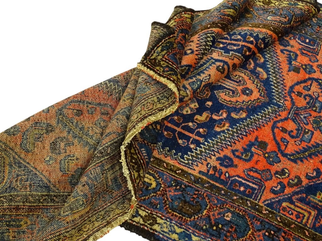 Perzisch tapijt - Sarouk - 194 x 130 cm - Wol - Handgeknoopt, 100 tot 150 cm, -, Blauw, -