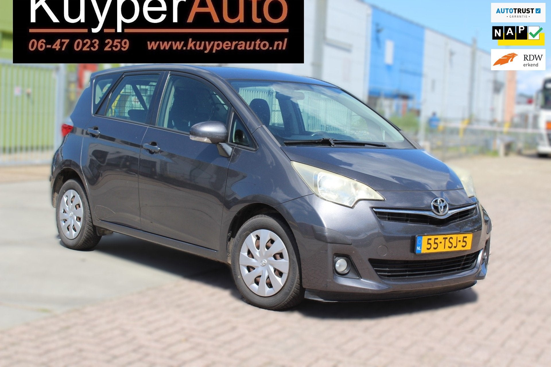 Toyota Verso-S 1.3 VVT-i Aspiration automaat 1E EIG NAP- CAM, Auto's, Euro 5, Gebruikt, 4 cilinders, Bedrijf