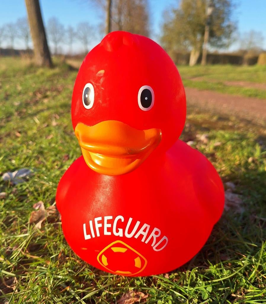 Lifeguard Rubber Duck XL, Verzamelen, Ophalen of Verzenden, Gebruikt, Gebruiksvoorwerp