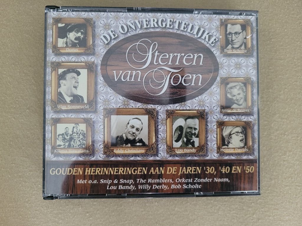 CD  3 st.  De onvergetelijke sterren van toen, Ophalen of Verzenden, Zo goed als nieuw, Nederlandstalig