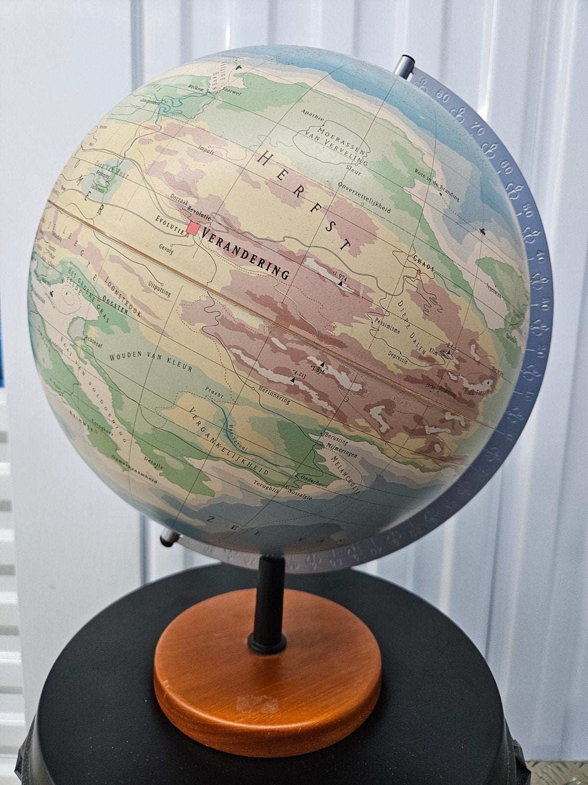Unieke Wereldbol 'World of Experience' - Rare Vintage, Ophalen of Verzenden