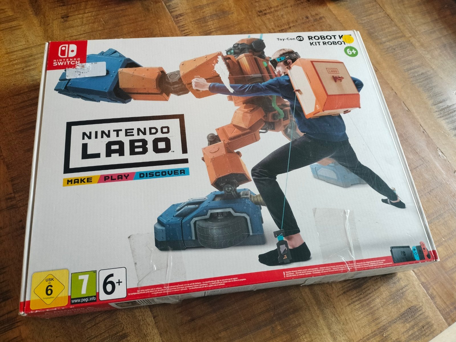 Nintendo Labo Robot Kit -  in doos, Ophalen of Verzenden, Zo goed als nieuw
