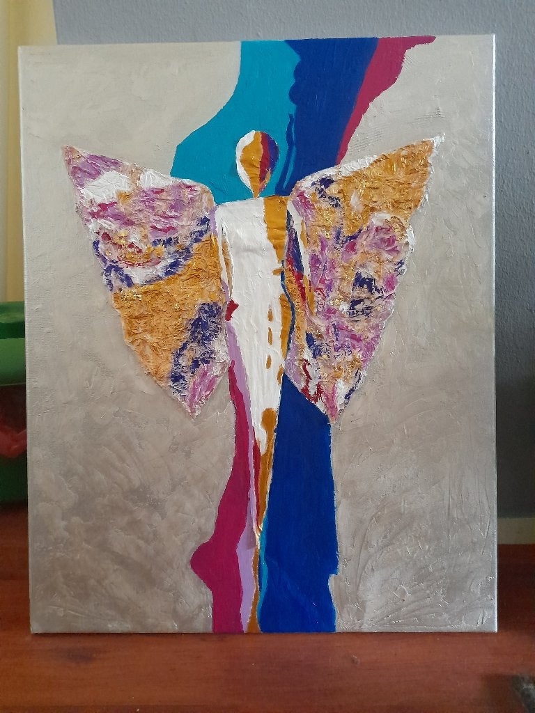 Engel abstract 2, Antiek en Kunst, Ophalen
