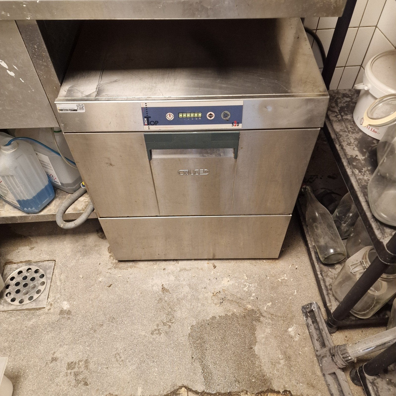 Professionele vaatwasser - Ecomax 500, Ophalen, Gebruikt, 60 cm of meer, Vrijstaand