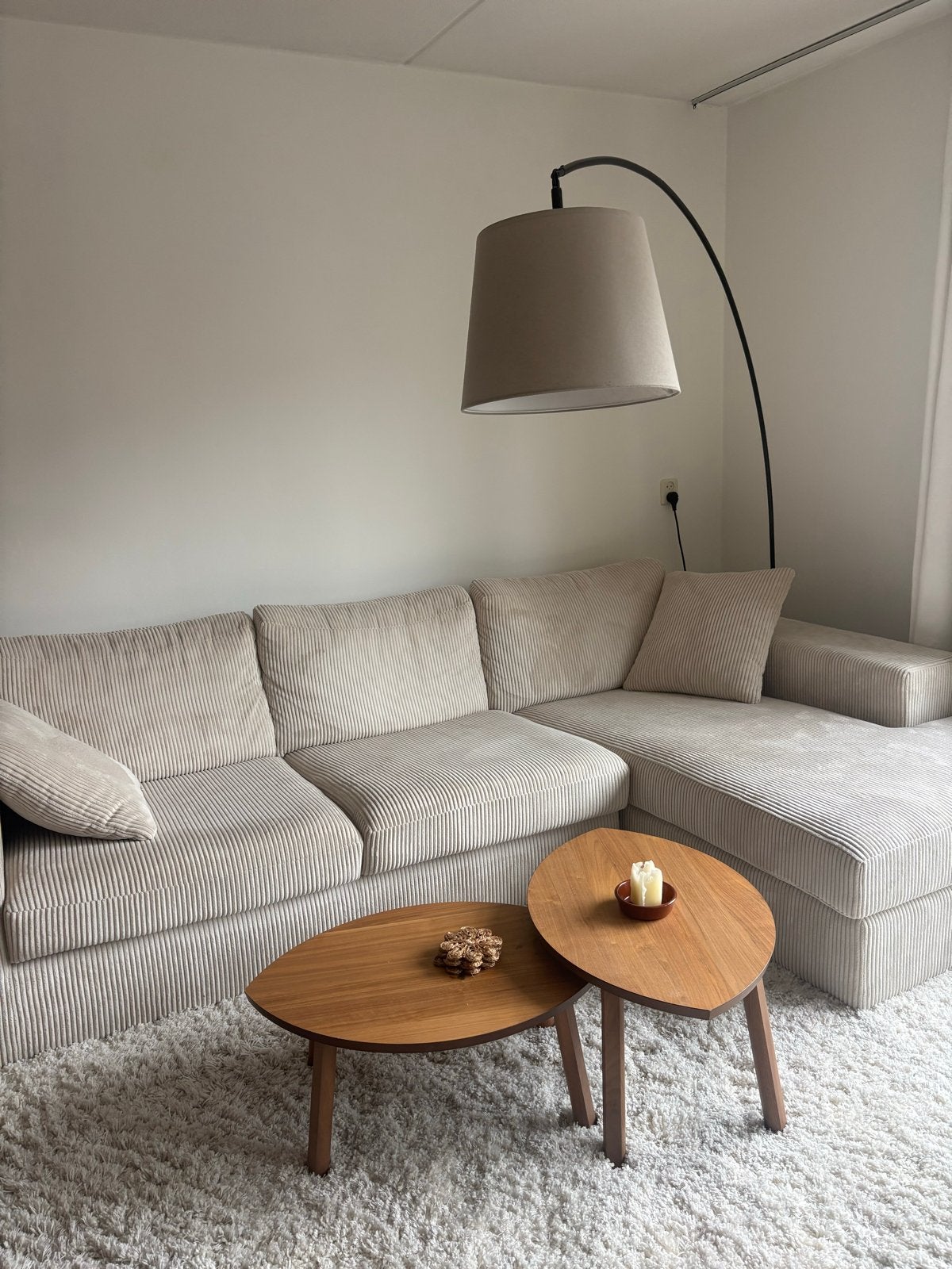IKEA lamp / vloerlamp SKOTTORP / SKAFTET met boog, Huis en Inrichting, Ophalen, 200 cm of meer, E27 (groot), Zo goed als nieuw