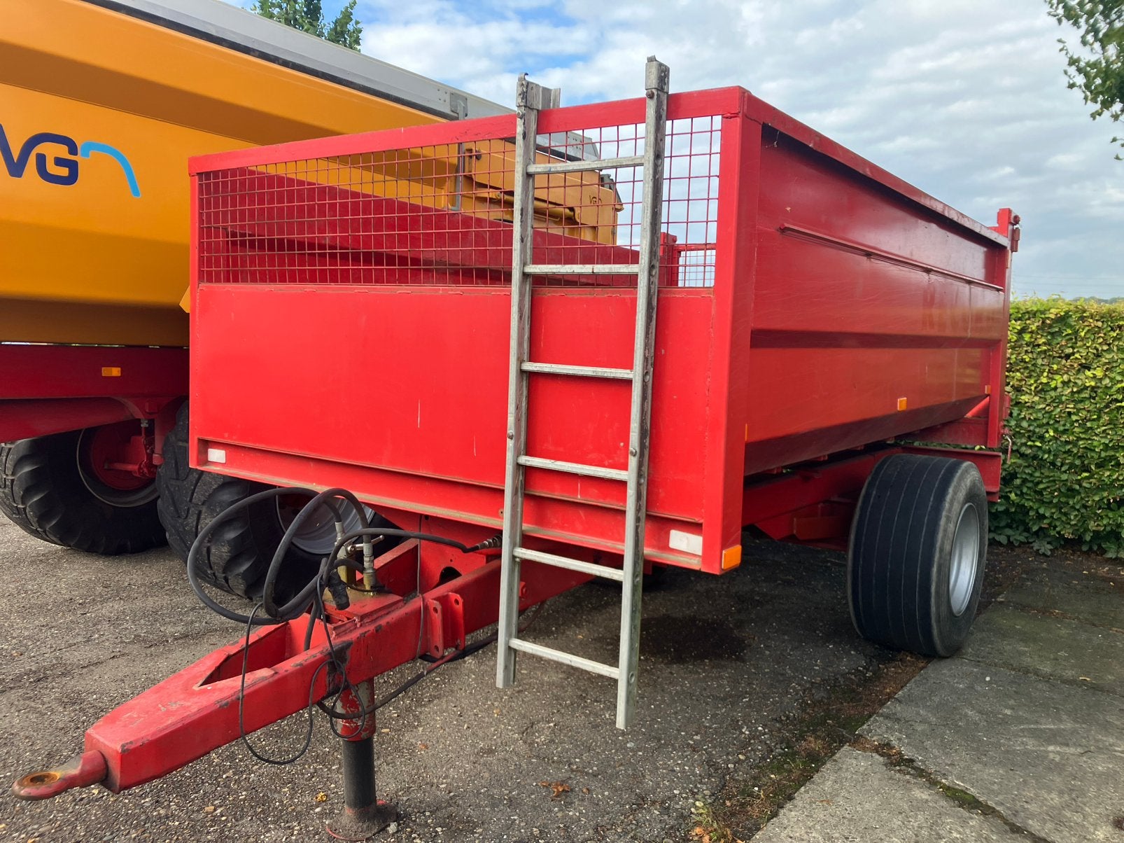 Recort kieper., Ophalen, Transport