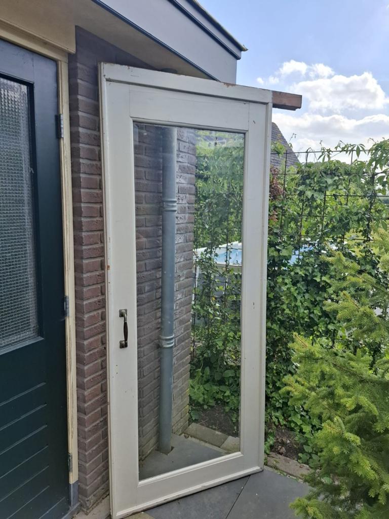 Schuifdeur 210,5 bij 87, 75 tot 150 cm, Deurkozijn, Ophalen of Verzenden, 150 tot 225 cm