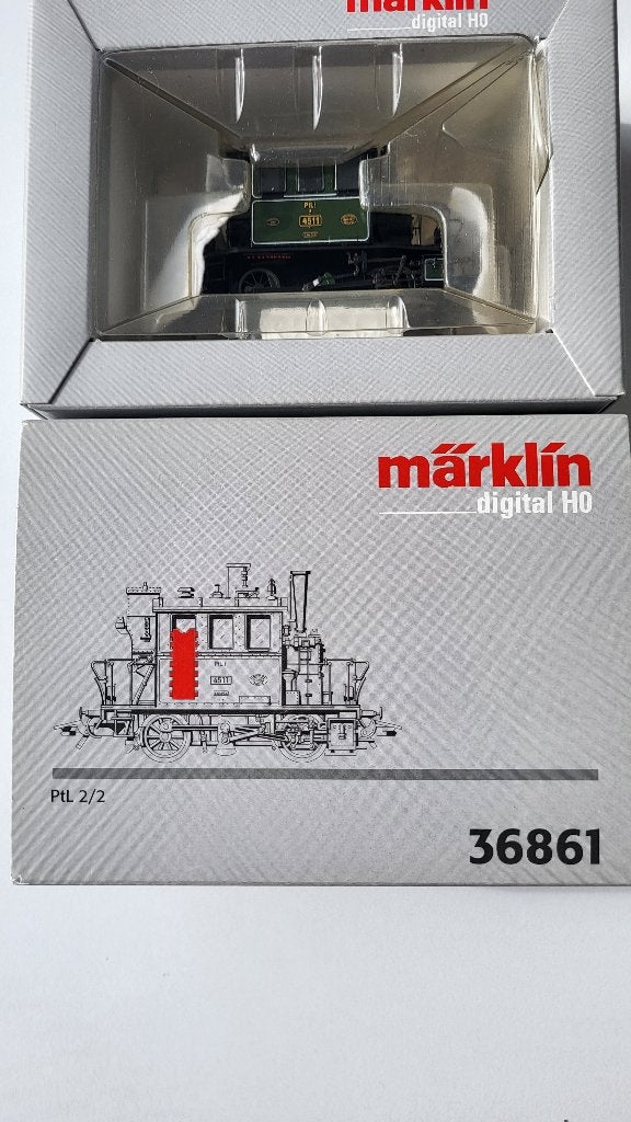 Marklin 36861 Groene Glaskasten, Wisselstroom, Locomotief, Ophalen of Verzenden, Zo goed als nieuw