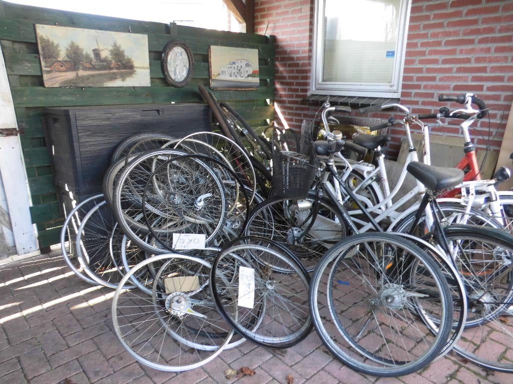 alles in een koop 10 fietsen en veel wielen, 56 cm of meer, Ophalen, Gebruikt, Overige merken