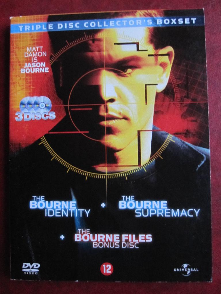 The Bourne Identity + The Bourne Supremacy + The Bourne File, Boxset, Actie, Ophalen of Verzenden, Zo goed als nieuw