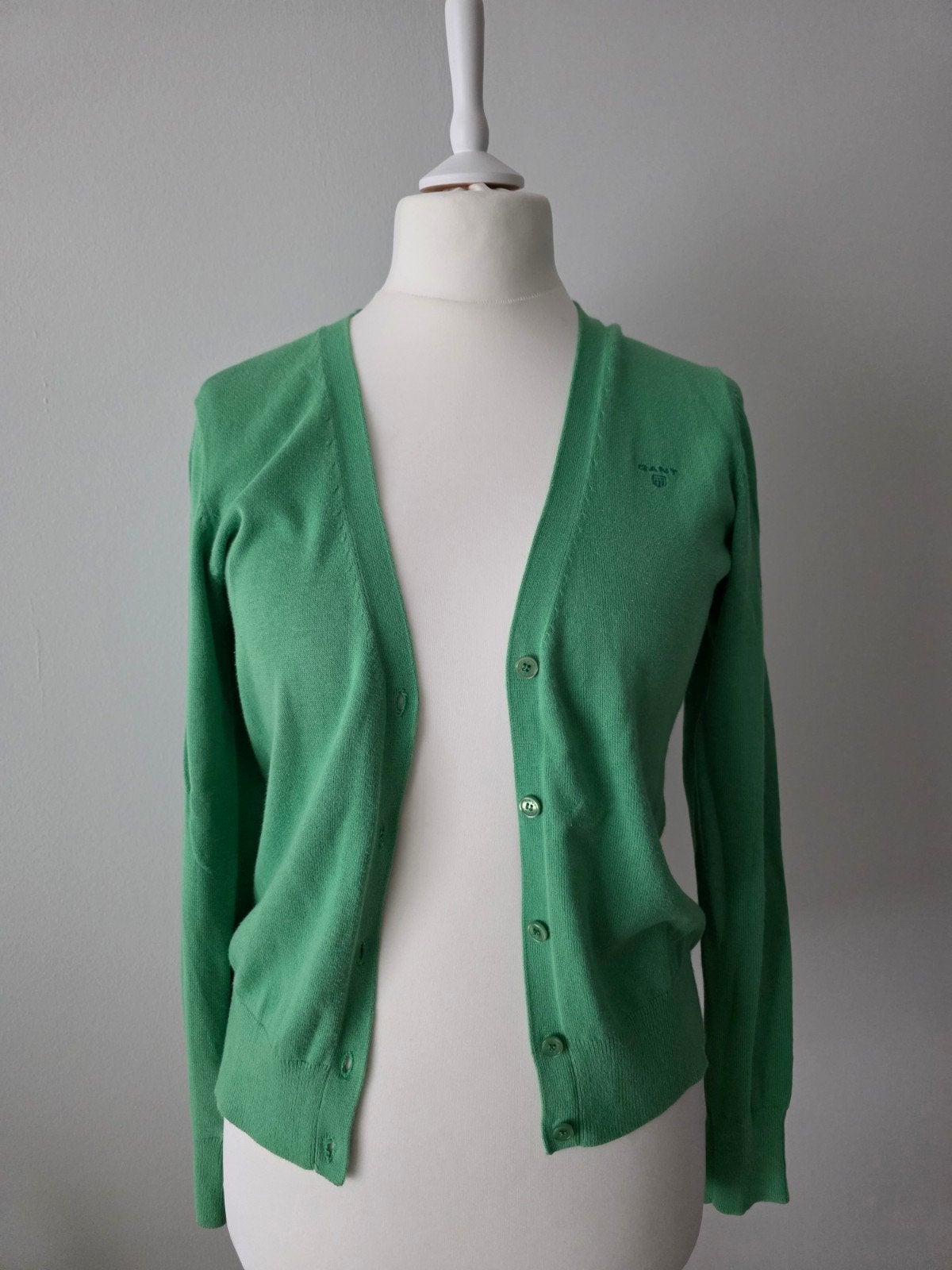 GANT Groen Vest Maat L, Kleding | Dames, Truien en Vesten, Maat 38/40 (M), Ophalen of Verzenden, GANT, Gedragen