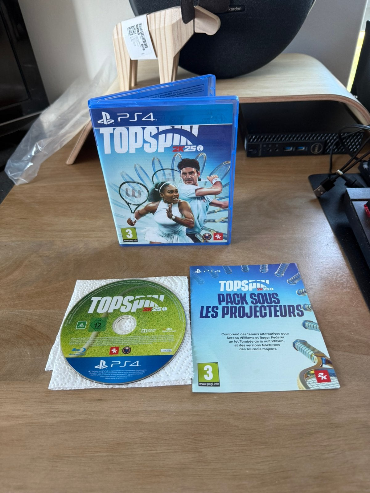 Top Spin 2K25 - PlayStation 4, 1 speler, Ophalen of Verzenden, Zo goed als nieuw, Vanaf 3 jaar