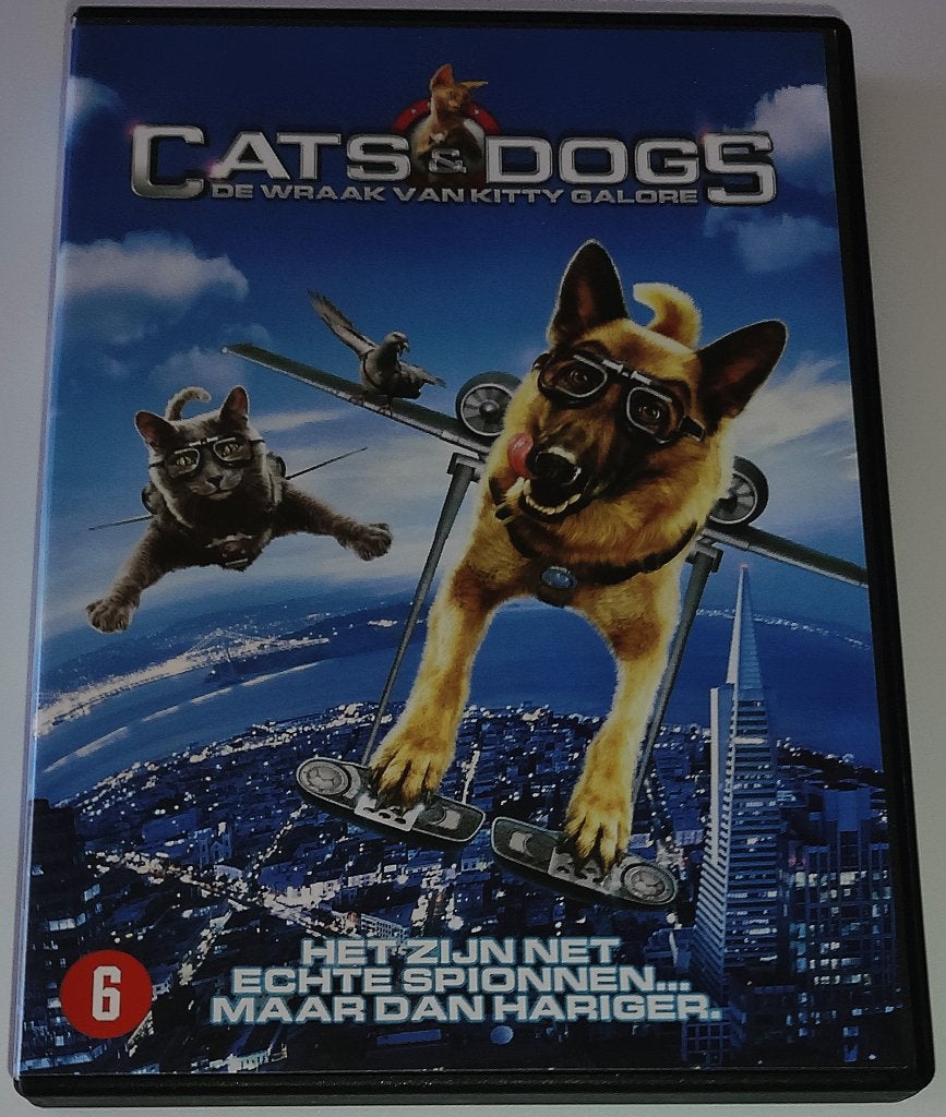 Dvd *** CATS & DOGS 2 ***, Avontuur, Nederlands, Ophalen of Verzenden, Zo goed als nieuw