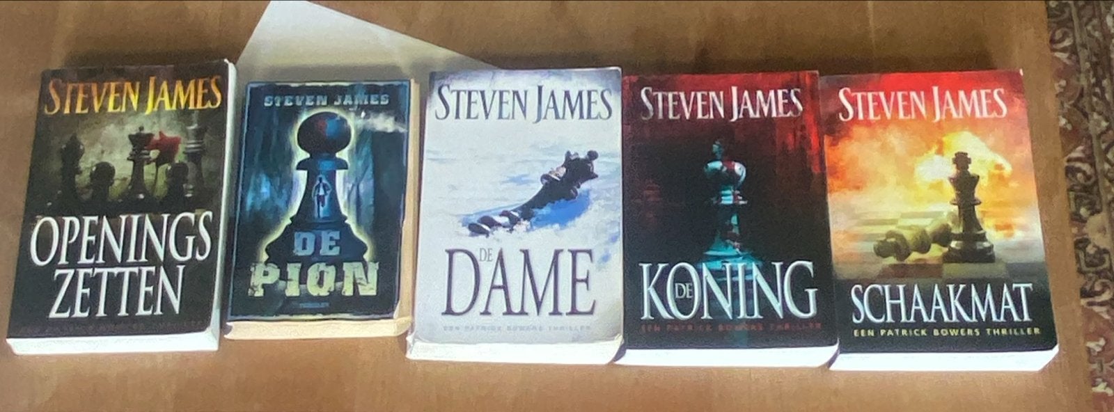 Steven James - Patrick Bowers Thriller Serie (5 boeken), Boeken, Ophalen of Verzenden, Gelezen