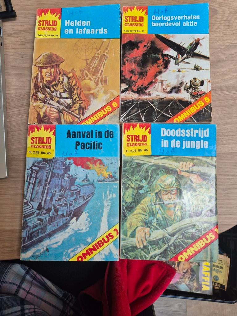 Strijd Classics: Oorlogsverhalen Omnibus (4 stuks), Ophalen of Verzenden