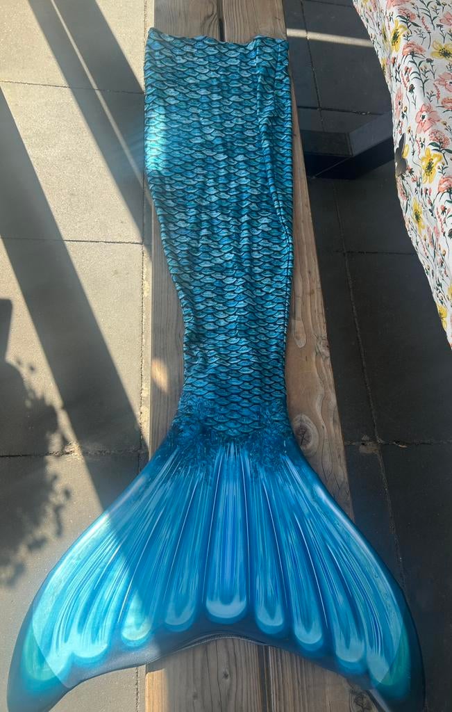 Zeemeerminnenstaart/mermaidtail ZGAN!, Kinderen en Baby's, Overige maten, Zo goed als nieuw, Zwem-accessoire, Verzenden