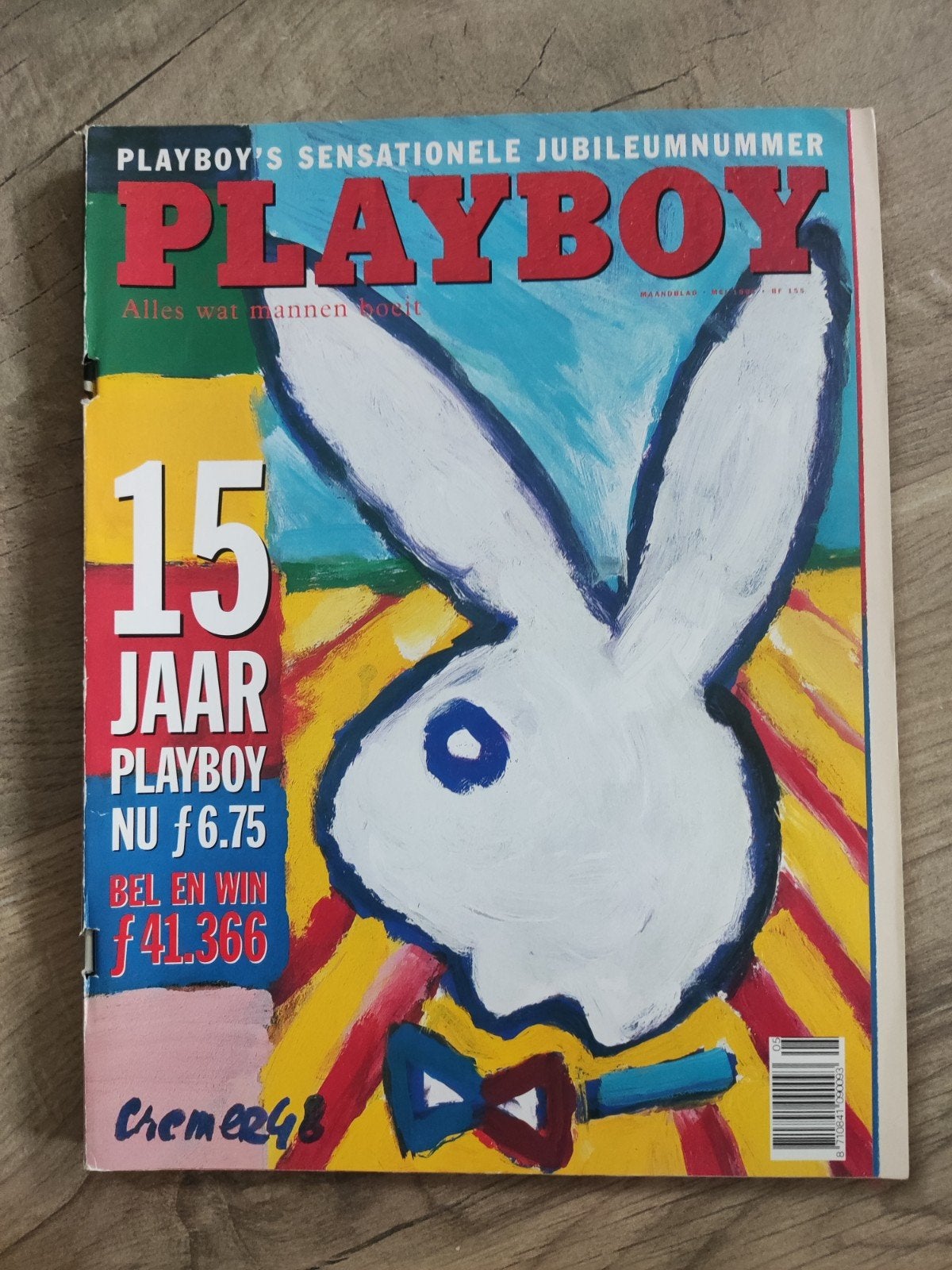 Playboy Jubileumnummer mei 1998 - 15 Jaar Playboy, Ophalen of Verzenden, Gelezen, Overige typen