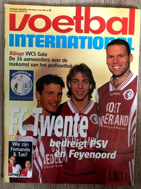 Voetbal International, 32e  jaargang, nr. 10, 1997, Verzamelen, Ophalen, Gebruikt, Overige binnenlandse clubs, Boek of Tijdschrift
