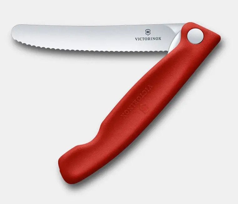 VICTORINOX SWISS CLASSIC PICNIC MES GEKARTELD ROOD, Info@jefiwild.nl, Nieuw, Victorinox, Zichtenburglaan 64