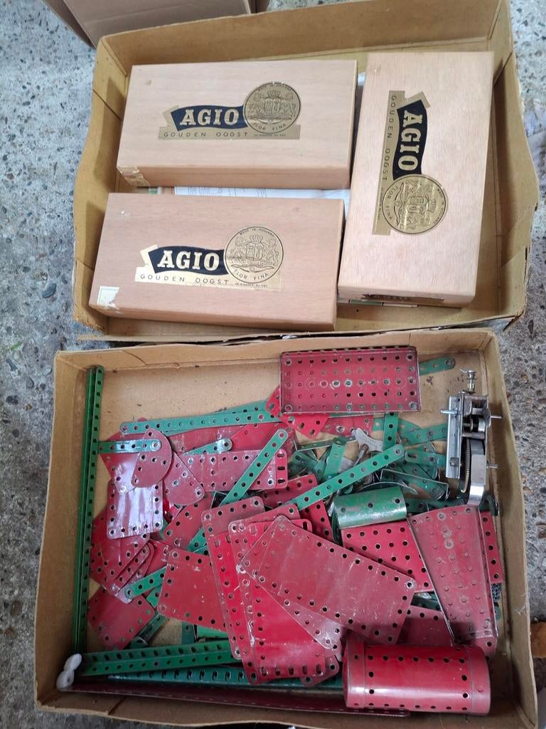 Doos meccano vintage, Ophalen of Verzenden, Gebruikt