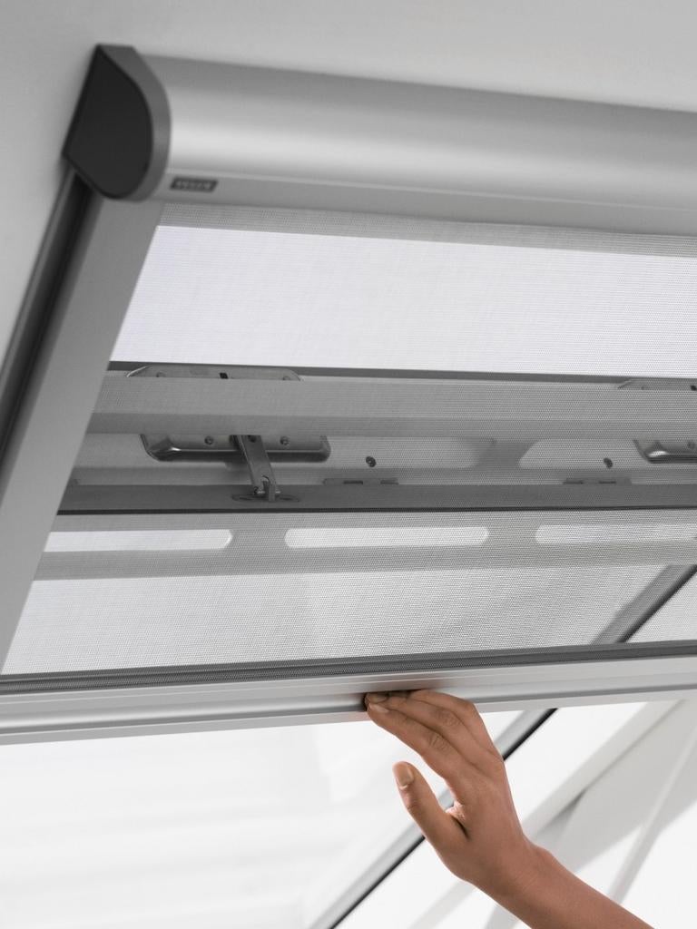 Origineel Velux Hor ZIL M04/MK04 - Zilver, 93,5cm, Gebruikt, Minder dan 80 cm, Hordeur, Minder dan 200 cm