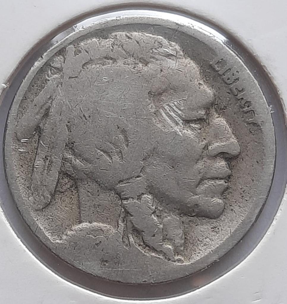 Indian Head Buffalo 5 cent nickel zonder datum., Ophalen of Verzenden, Noord-Amerika, Losse munt