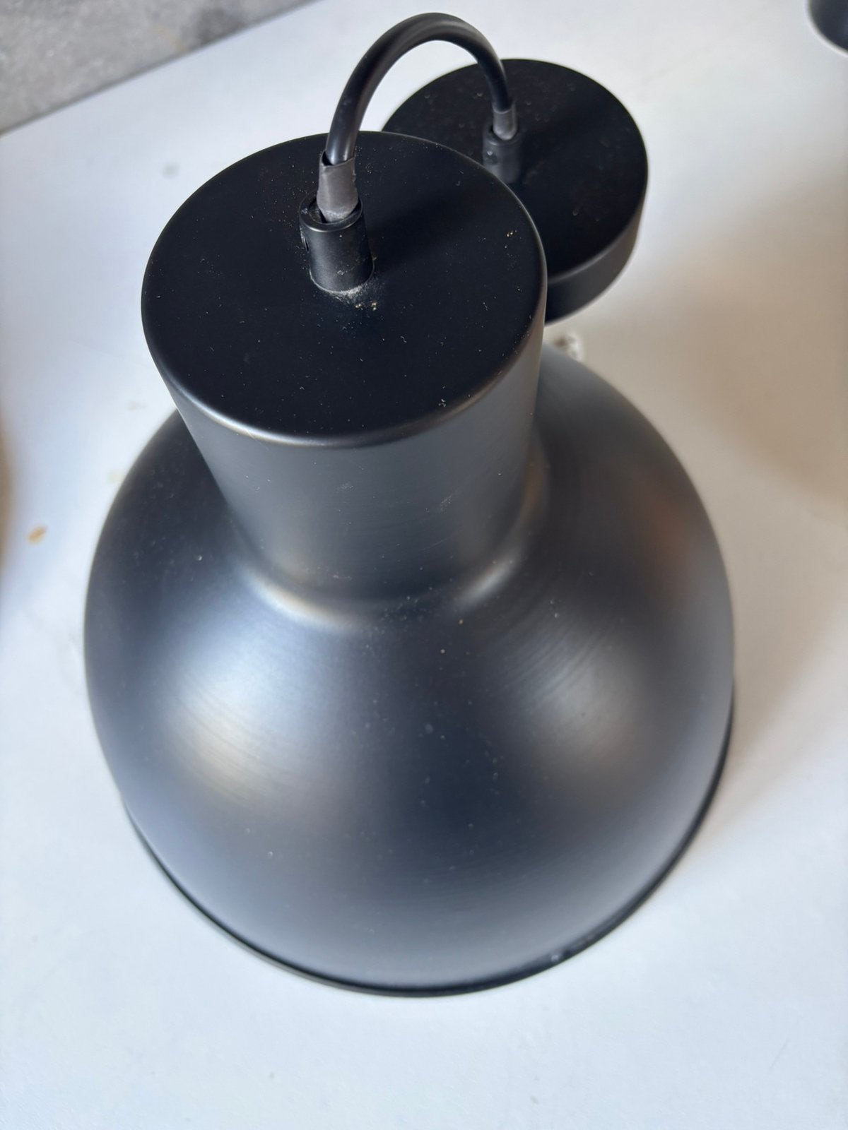 Hanglamp, Huis en Inrichting, Zwart, Ophalen, Gebruikt, Metaal