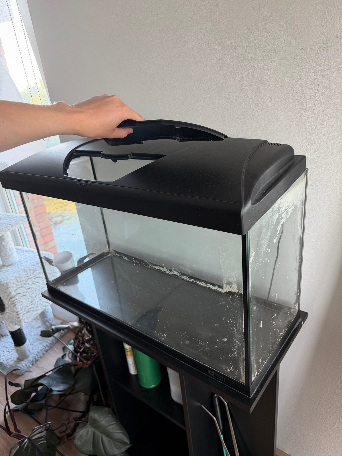 Aquarium Capri 80, 100L van Ferplast, Ophalen, Gebruikt, Ferplast, Overige merken